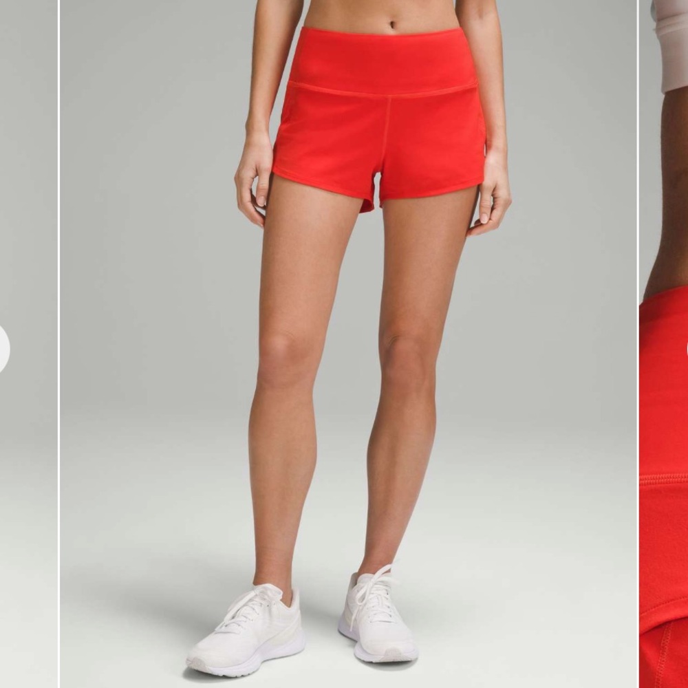 Lululemon Speed up Lined Shorts 2.5”